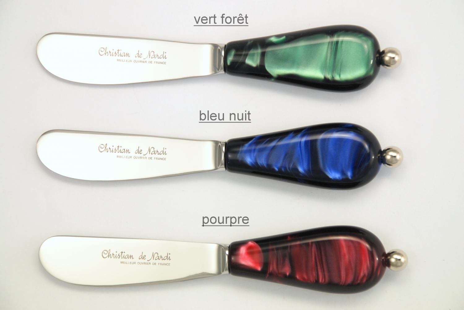 Tartineur Boule manche plexi naturel